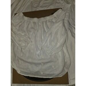 Old Navy‎ Cotton Shirt. Off Shoulder. Boho, Hippie, Cottagecore, Beach, Vacation